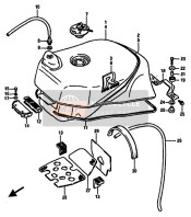 6824104X5000B, Modanatura, Suzuki, 2