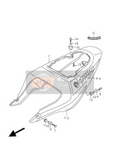 6814540F10K8S, Tape, Rear Lh, Suzuki, 0