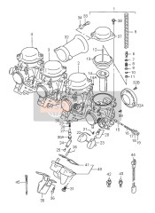 1320434E60, Carburetor Assy, Rh, Suzuki, 0