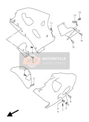 9454033E00, Bracket, Rear Cowl, Suzuki, 2