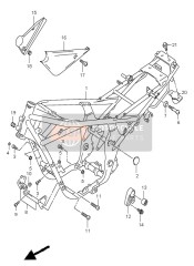 4110032F01019, Frame (Black), Suzuki, 0