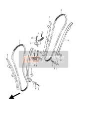 1283241F01, Kettenspanner, Suzuki, 2