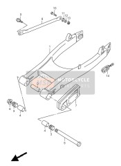 Bras oscillant arrière