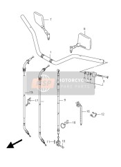 5862013G12, Guide, Clutch Cable, Suzuki, 0