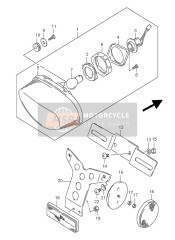 Lámpara de combinación trasera