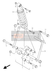 6264127E10, Rod, Rear Cushion Lever, Suzuki, 0