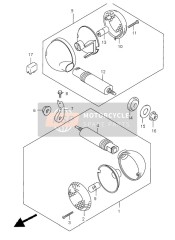 3560112FA0, Lamp Assy, Front Turn, R, Suzuki, 0