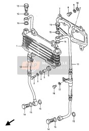 0936012006, Union Bolt, Cooler Side, Suzuki, 2