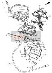 3412449910, Knob, Trip, Suzuki, 1