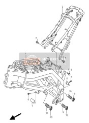 4194119F01, Spacer, Crankcase Rear   Upper, Suzuki, 0