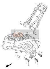 4192233E00, Nut, Crank Case Adjust, Suzuki, 2