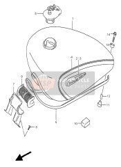 4451138A01, Cushion, Front, Suzuki, 2