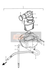 1388138A51, Tube,Outlet,Rr, Suzuki, 0