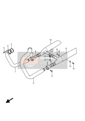 1477105A02, Connector, Muffler, Suzuki, 0