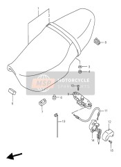 9570012853, Slot Set,Zadel, Suzuki, 2