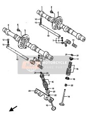 1274106B00, Sprocket,Cam Shaft, Suzuki, 0