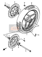 Roue avant