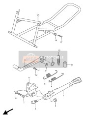 6116527A30, Holder, Stand, Suzuki, 2