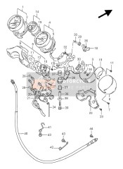 3493827E00, Guide, Speedometer   Cable No.1, Suzuki, 0