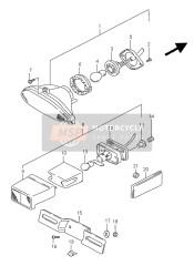 Lampe combinée arrière