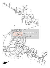 Roue arrière