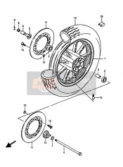 Front Wheel (GV1400GD-GT F.NO.103764)