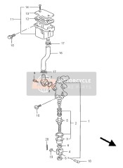 6960017C10, Cylinder Assy, Rear  Master, Suzuki, 0