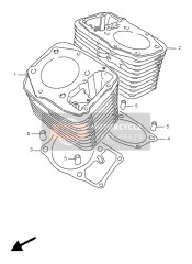 1122038B500F0, Cylinder, Rear, Suzuki, 0