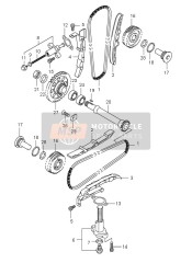 1281006G00, Tensioner, Front Cam Chain, Suzuki, 0