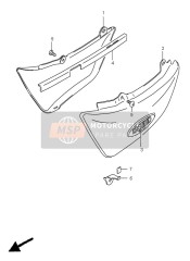 4711038B00YD8, Cover, Frame Rh (Silver), Suzuki, 0