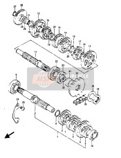 2422148700, Gear, 2ND Drive (NT:14), Suzuki, 0