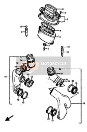 1374720A00, Gasket, Suzuki, 0