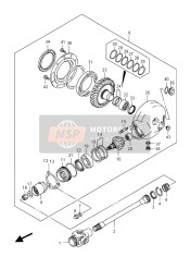 Arbre de transmission & Équipement final (VZR1800UF E19)