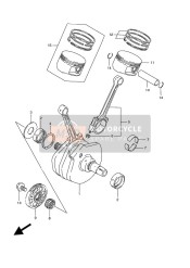 1215124B00, Pin, Piston, Suzuki, 0