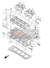 1119113E00, Ring,Klepdeksel, Suzuki, 4