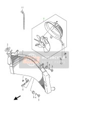 1775024F00, Steun,Radiateur, Suzuki, 0