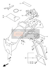 6311119C00, Parafango Post., Suzuki, 0