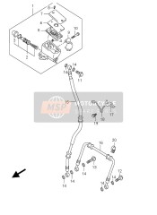 5924024F02, Hose,Front Brak, Suzuki, 0