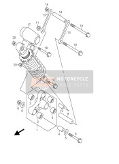 6264124F00, Rod, Rear Cushion, Suzuki, 0