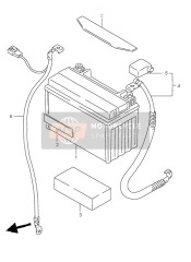 3382003F00, Wire, Battery Plus Lead, Suzuki, 0