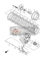 2147231E01, Washer, Clutch Plate   Wave, Suzuki, 2