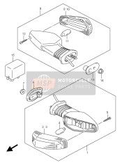 Indicatore di direzione lampada