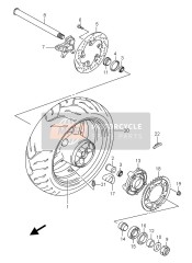 6921118G00, Disc, Rear Brake, Suzuki, 1