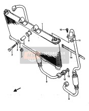 0940725301, Clamp, Oil Hose, Suzuki, 2