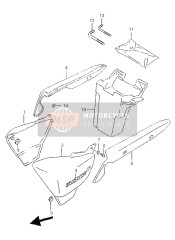 4722112F00, Cover, Frame Rear Lh, Suzuki, 0