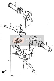 5746014J02, Contacteur De Stop, Suzuki, 3