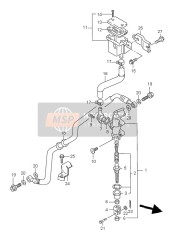 6975002FA0, Bracket, Reservoir Tank, Suzuki, 0