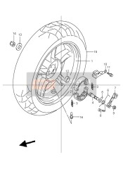 Roue arrière