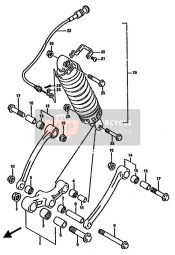 6210020C02, Absorber Assy, Rear  Shock, Suzuki, 0