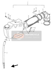 1370038A11, Cleaner Assy, Air Front, Suzuki, 0